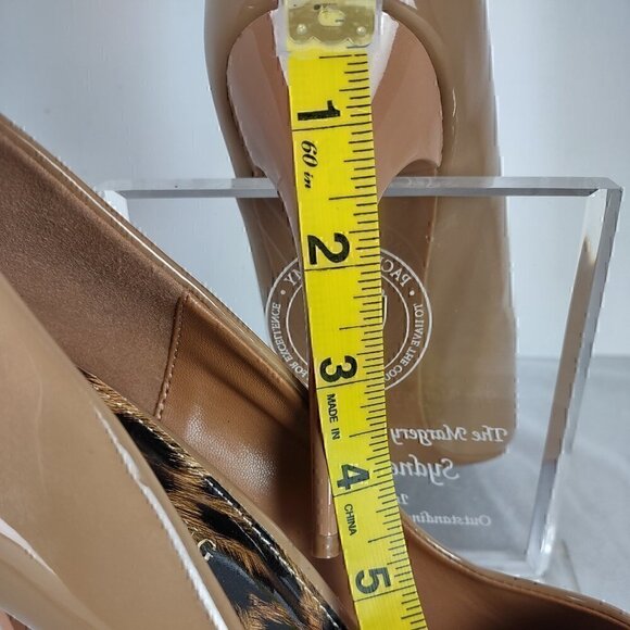 Azalea Wang Stiletto Pointed Toe Pump in Dark Nude Size 10 (4.75” heel height) - Picture 10 of 10